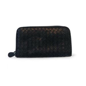 Bottega Veneta Intrecciato Zip Around Wallet